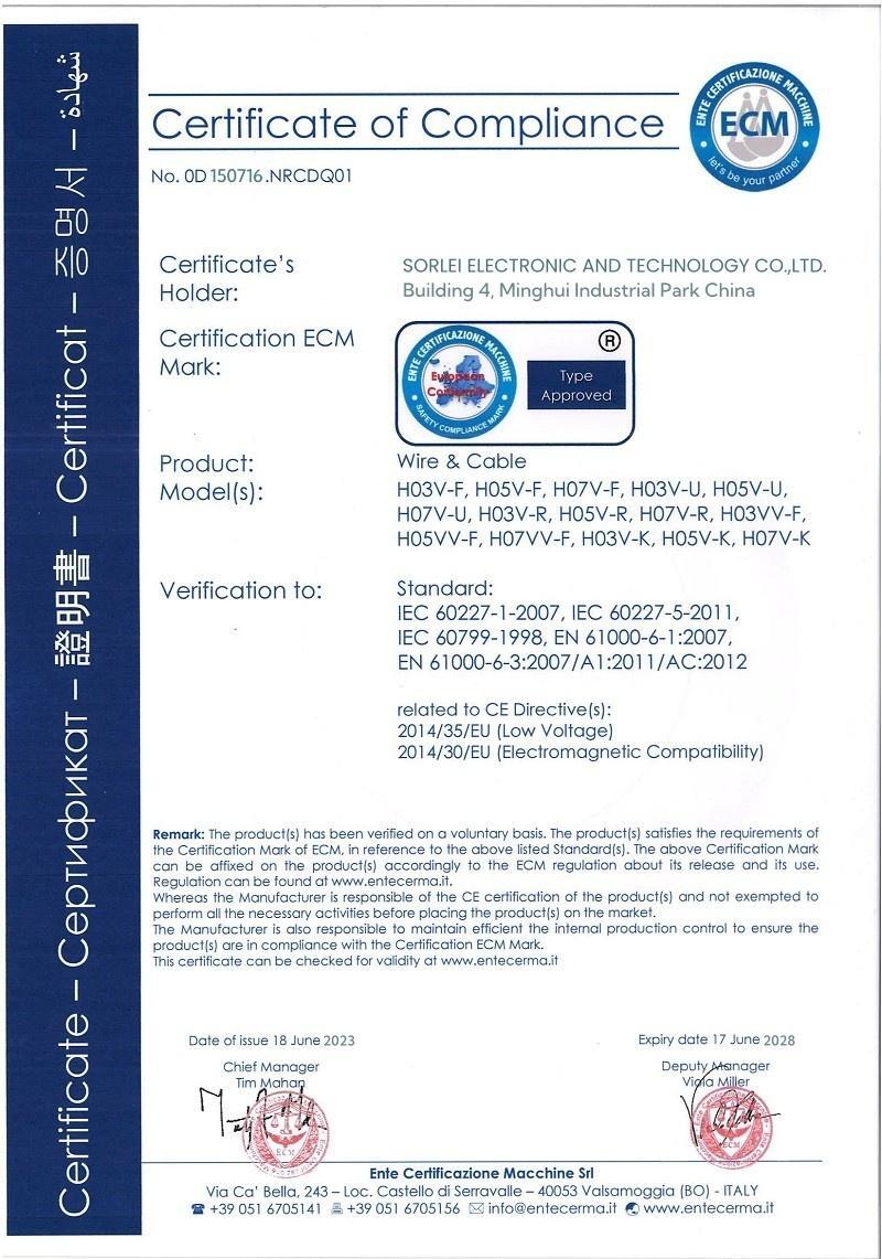CE certificate