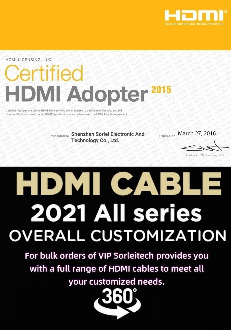 HDMI certificate