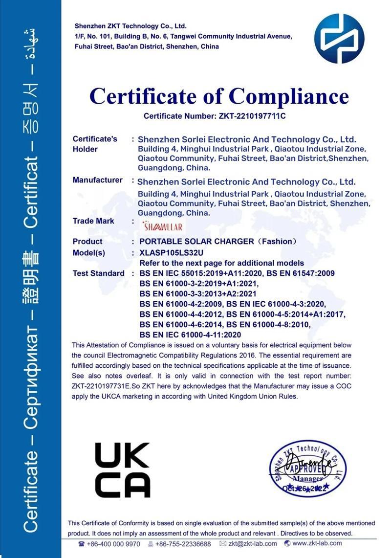 UKCA certificate