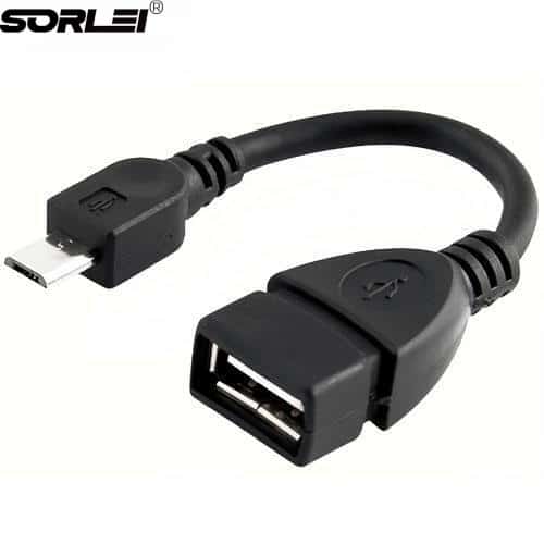 Micro V8 USB OTG Cable Adapter Male to 2.0 Female USB