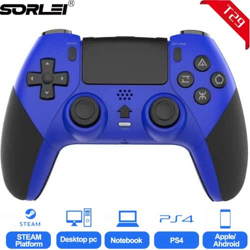 T29/T28 Slim Wireless for Bluetooth Gamepad P4 with Macro Programming Somatosensory Six-Axis Vibration