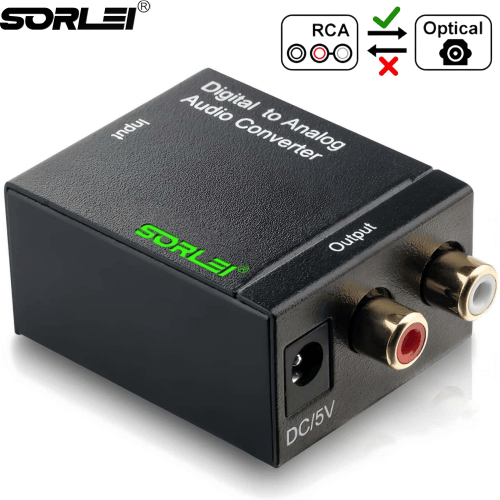 数字转模拟音频同轴转换器 光纤转模拟spdif转莲花ps5解码器